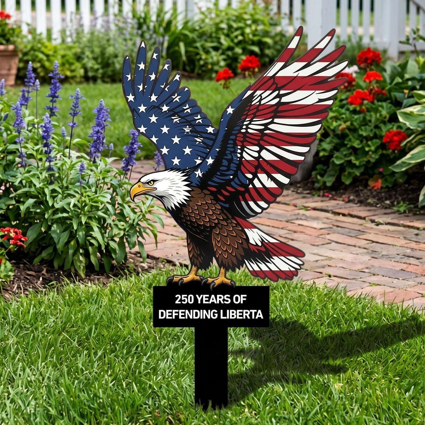 🇺🇸 America 250th Anniversary Garden Stake Patriotic Yard Decor