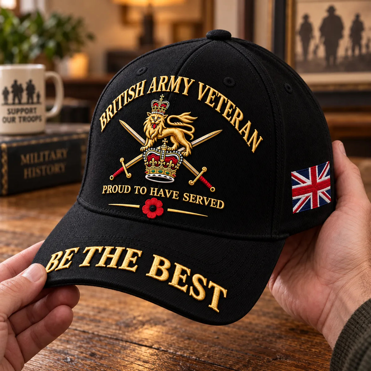 ⏳ Last Day 50% OFF-🎖️ British Army Veteran Cap – Proud to Have Served