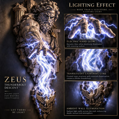 Limited Stock 49% OFF  ⚡🌊 Mythological Sculpture Wall Lamp Collection 🏛✨