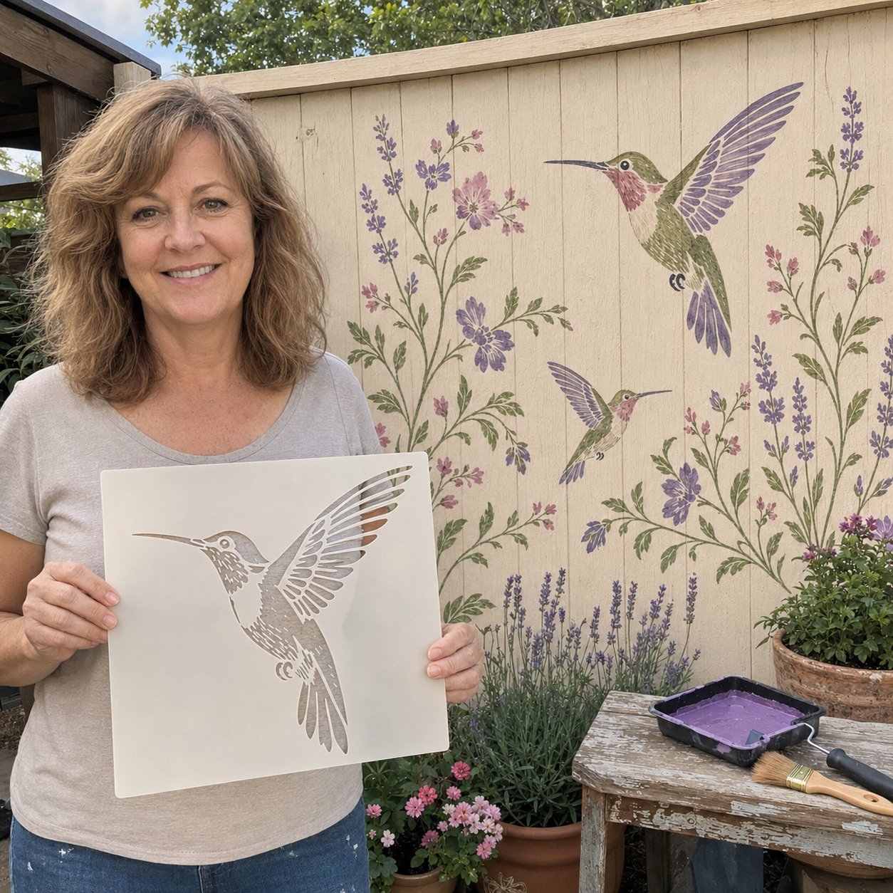 💥 LAST DAY 49% OFF – 🌿 Garden Wall StencilTM Collection | 9 Reusable Mural Designs for Walls, Fences, Porches & Creative Outdoor Makeovers 🎨✨