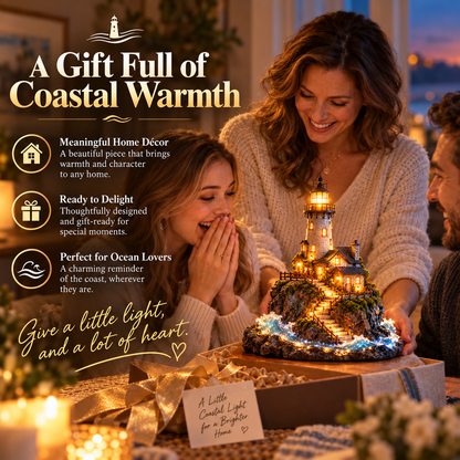 ✨ Last Day – 60% OFF!🌊Coastal Lighthouse "Beacon of Hope" Ornament✨