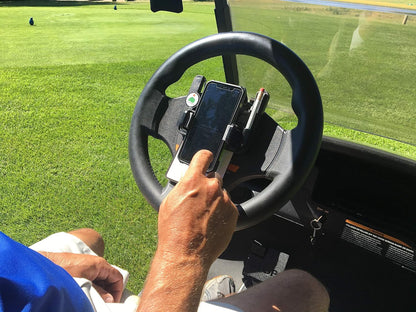 🔥Summer Hot Sale 49% OFF⛳ Hands-Free Golf Cart Steering Wheel Phone Holder