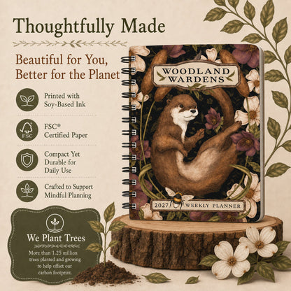 🌙Woodland Wardens 2027 Nature-Inspired Planner 🌿🦊–A Year of Nature's Wisdom & Intention
