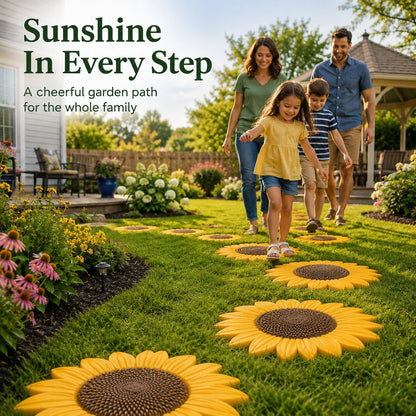 🌻 Reusable DIY Concrete Mold For Outdoor Decor – Create Beautiful Handmade Garden Path Decor