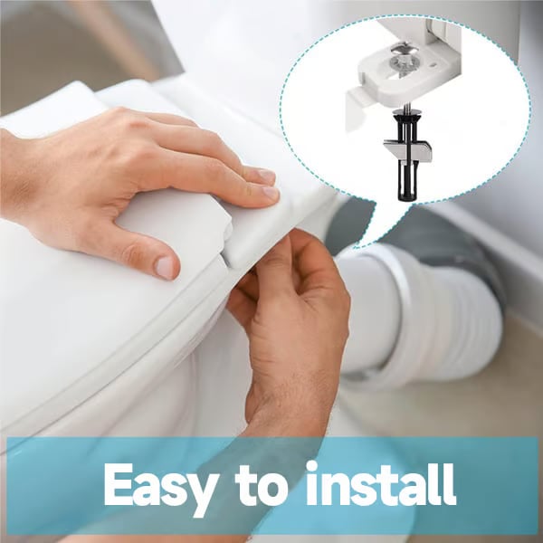 🚽 Universal Toilet Seat Bolt Kit – Quick Release Replacement Screws & Easy Install Fixing Set 🔧✨