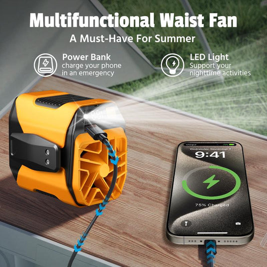 Upgrade Personal Portable Waist Clip Fan