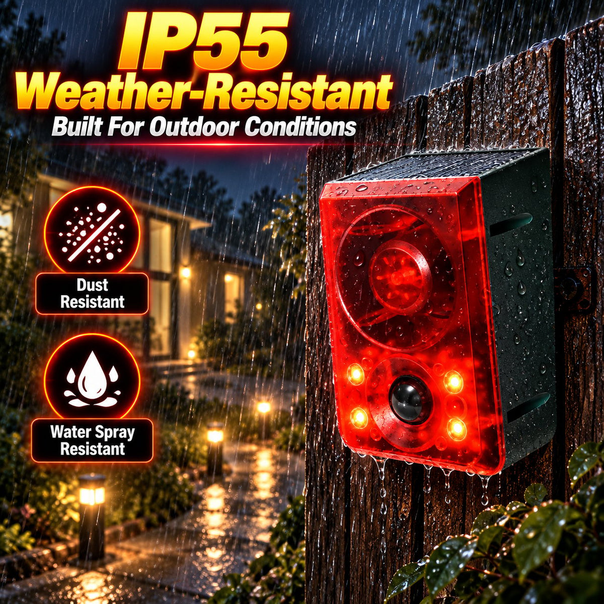 ⏰LAST DAY 50% OFF -☀️Outdoor Solar Motion Sensor Alarm