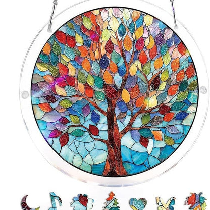 🔥LAST DAY SPECIAL PRICE☀️🛍️Acrylic Jigsaw Puzzle Suncatcher
