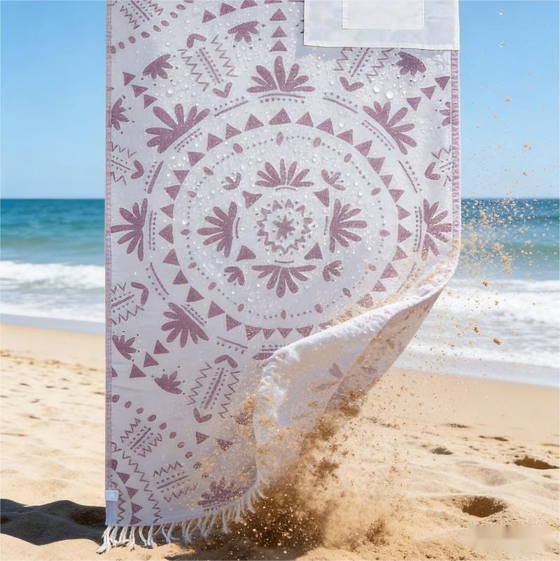 🔥Hot Sale 49% off🌟🌊 2-in-1 Convertible Beach Towel Bag