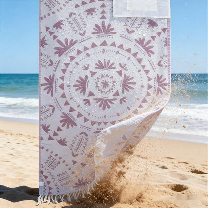 🔥Hot Sale 49% off🌟🌊 2-in-1 Convertible Beach Towel Bag