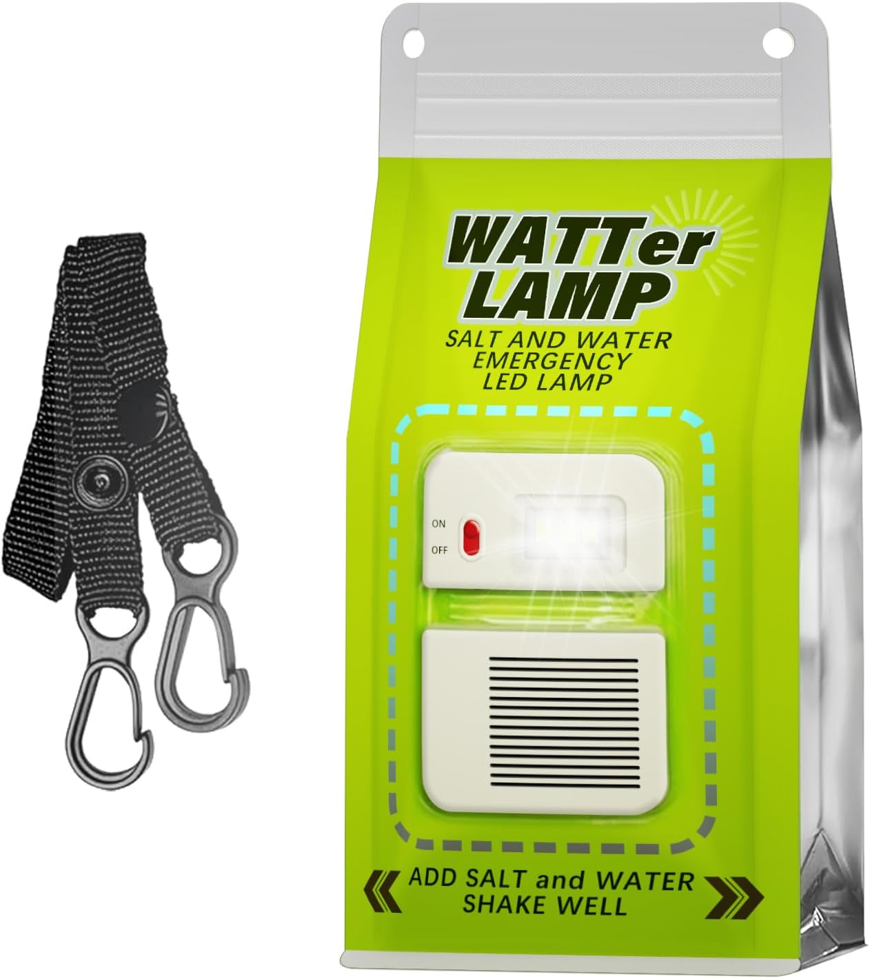 Saltwater Powered Emergency LED Lamp