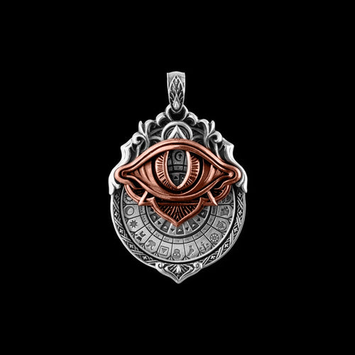 🔮 Handcrafted Tarot Eye Pendant – A Symbol of Intuition & Insight