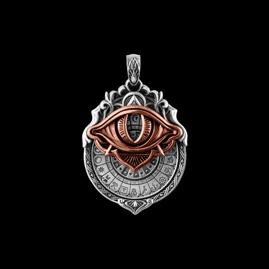 🔮 Handcrafted Tarot Eye Pendant – A Symbol of Intuition & Insight