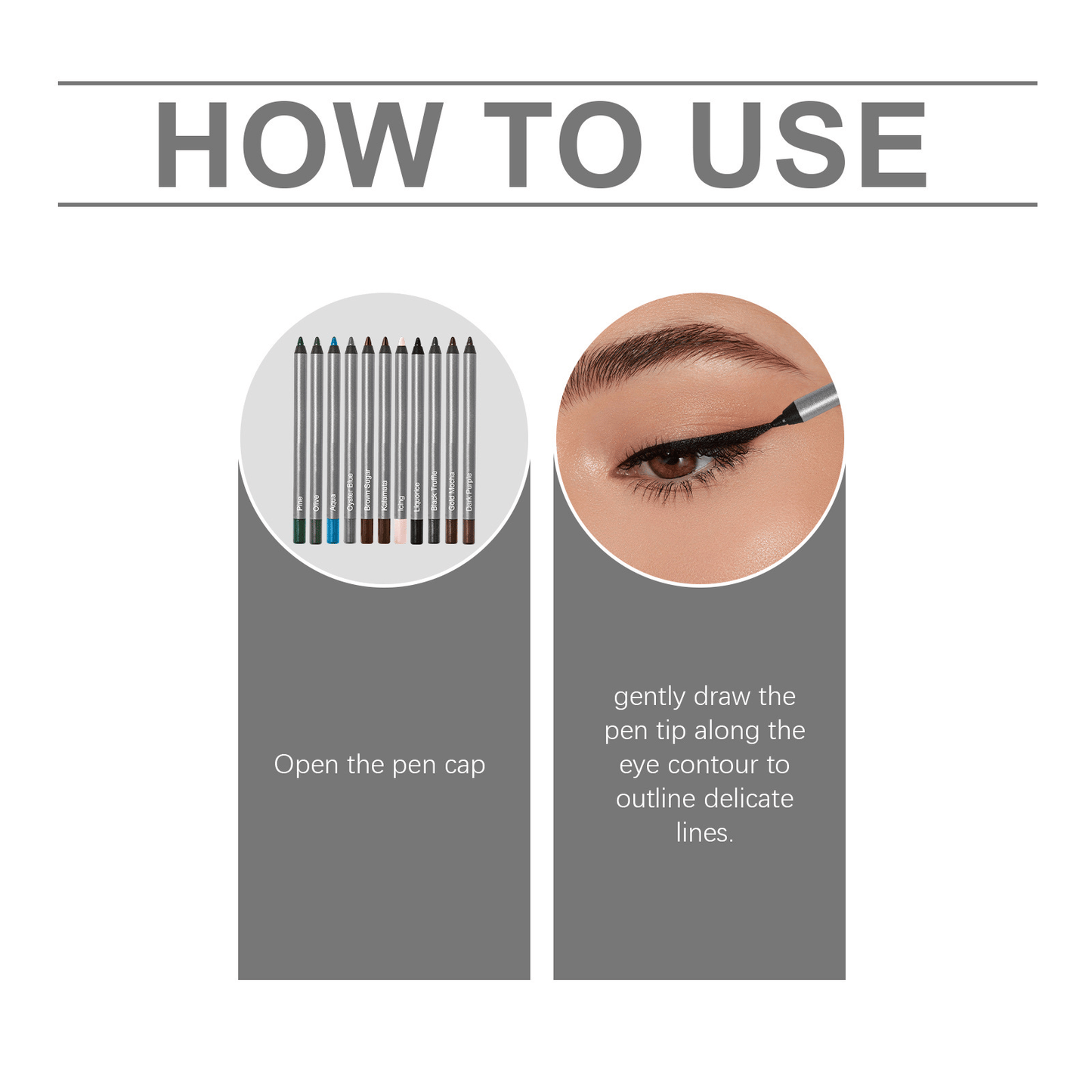 🔥[24H Lock]1440-Minute Smudge-Proof Eyeliner