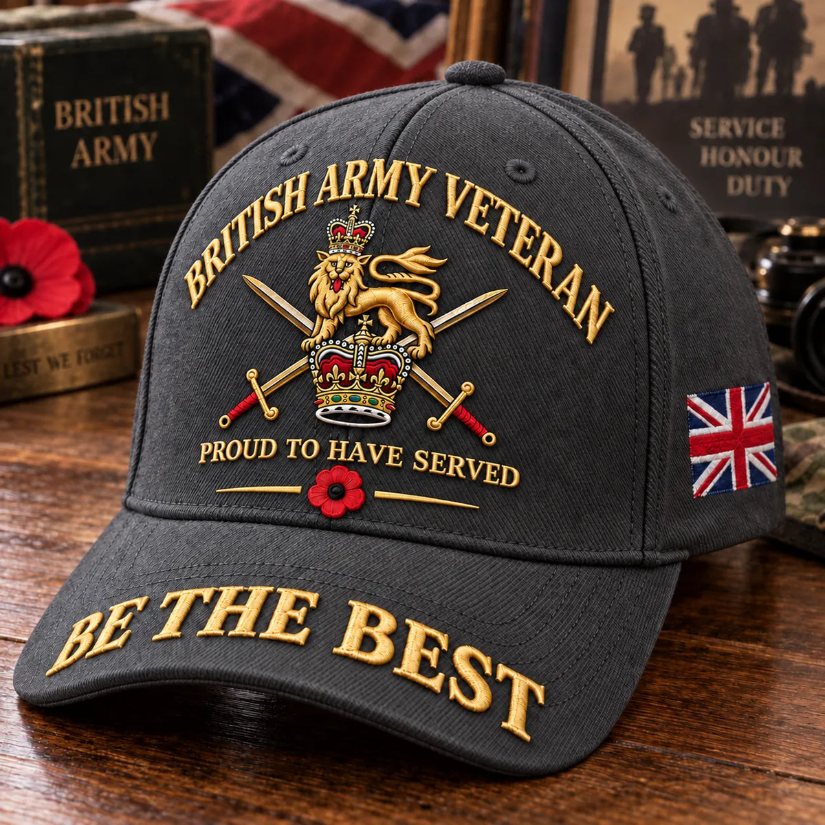 ⏳ Last Day 50% OFF-🎖️ British Army Veteran Cap – Proud to Have Served