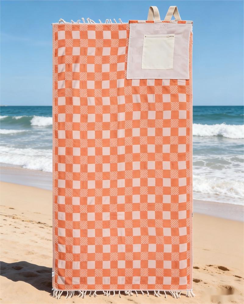 🔥Hot Sale 49% off🌟🌊 2-in-1 Convertible Beach Towel Bag