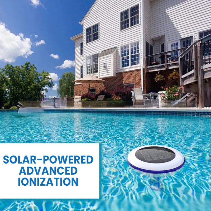 🔥 HOT SALE 🔥📢📢49% OFF !! ⏰Solar Pool Ionizer For Crystal Clear Water