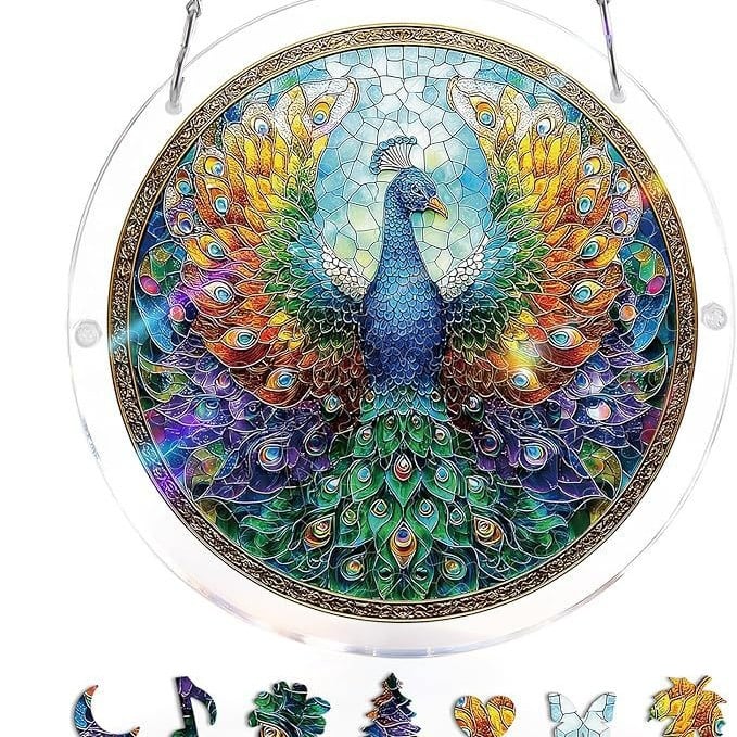 🔥LAST DAY SPECIAL PRICE☀️🛍️Acrylic Jigsaw Puzzle Suncatcher