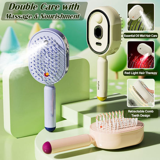 🔥LAST DAY 50% OFF - 💆2026 Electric Steaming Massage Hair Care Brush