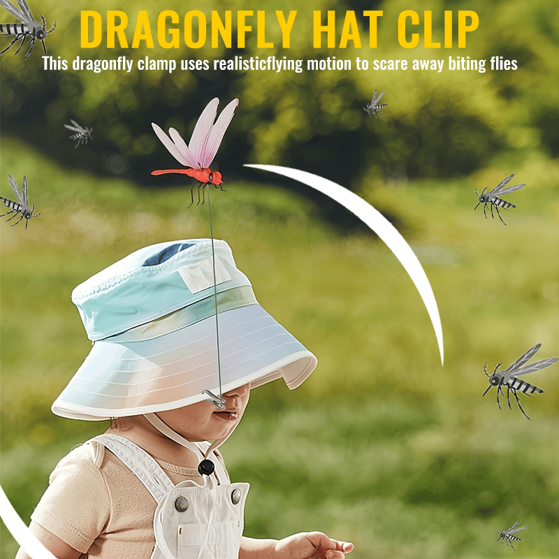 🧢Dragonfly Decor Hat Clip-Lifelike Dragonfly Clips