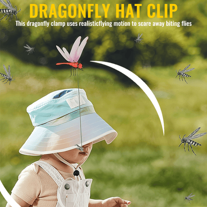 🧢Dragonfly Decor Hat Clip-Lifelike Dragonfly Clips