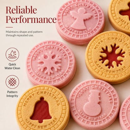 🎄🍪 Holiday Baking Shape Collection – Festive Cookie Molds for Family Christmas Fun