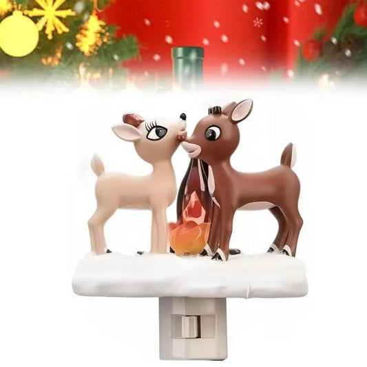 Christmas Elk Night Light