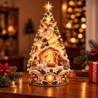 ✨ Last Day 49% OFF✨✝️Nativity Scene Christmas Tree Lights