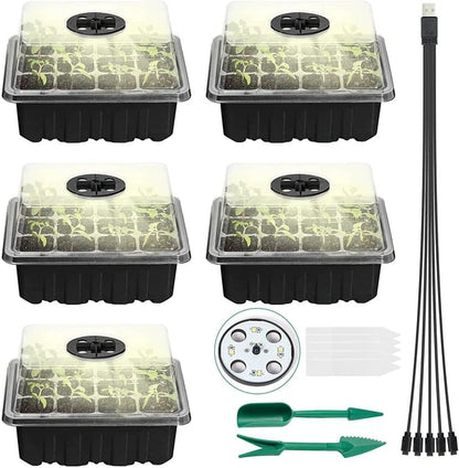 Adjustable Humidity Seed Starter Trays
