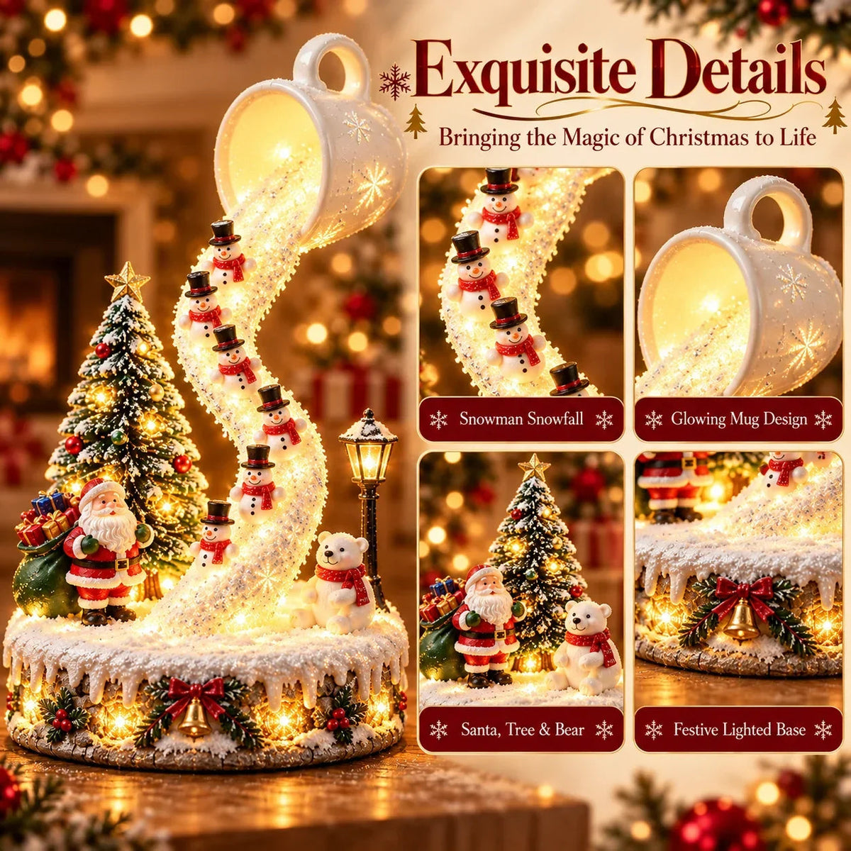 🔥 LAST DAY 49% OFF 🔥🎄 Fantasy Christmas Lights™ Town