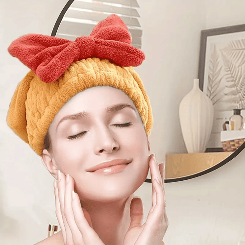 💧 Quick-Dry Hair Towel Wrap – Ultra Absorbent & Lightweight