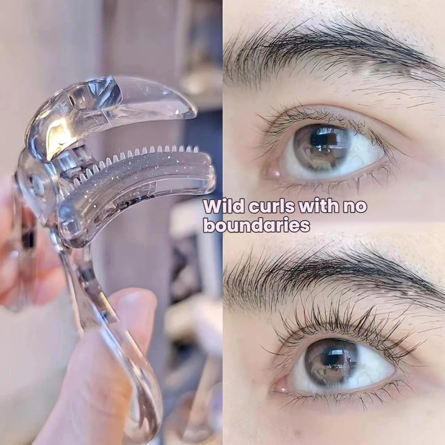 Lash Genius Wide-Angle Curler with Comb - Perfectly Curls Every Lash WITHOUT the Pinch!