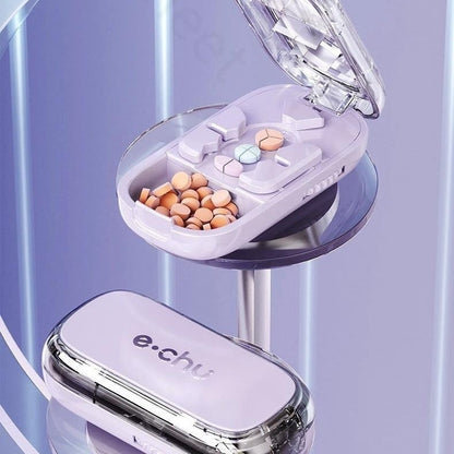 24-Hour Flash Deal⏰Upgrade-Designed Compact 3-in-1 Pill Splitter Organizer