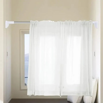 Drill-Free Adjustable Tension Rod for Closet & Laundry