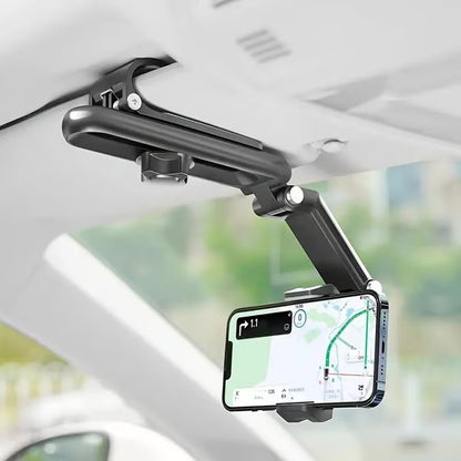 🔥2026 New 1080° Multi-function Sun Visor Universal 360 Degree Rotating Phone Holder Suitable for Any Scene Car Holder