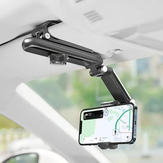 🔥2026 New 1080° Multi-function Sun Visor Universal 360 Degree Rotating Phone Holder Suitable for Any Scene Car Holder