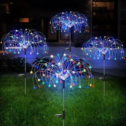 🔥LAST DAY 49% OFF🎁Waterproof Solar Garden Fireworks LED Light