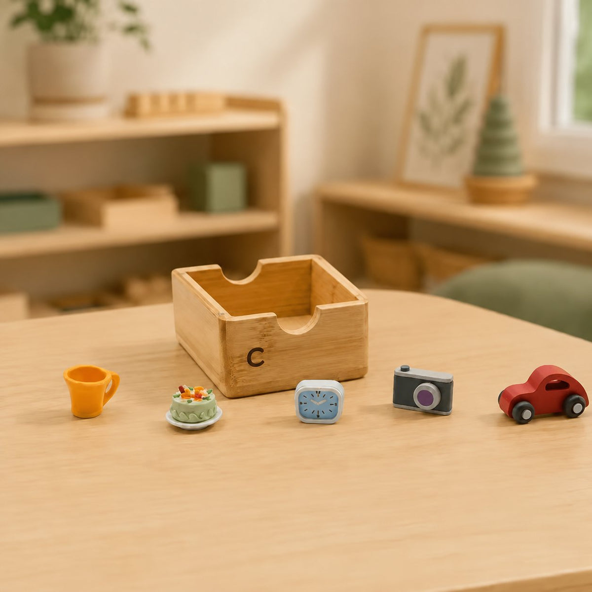 🏆Limited Time Sale 49% OFF🎄📚Phonics Cabinet with 120 Miniature Objects