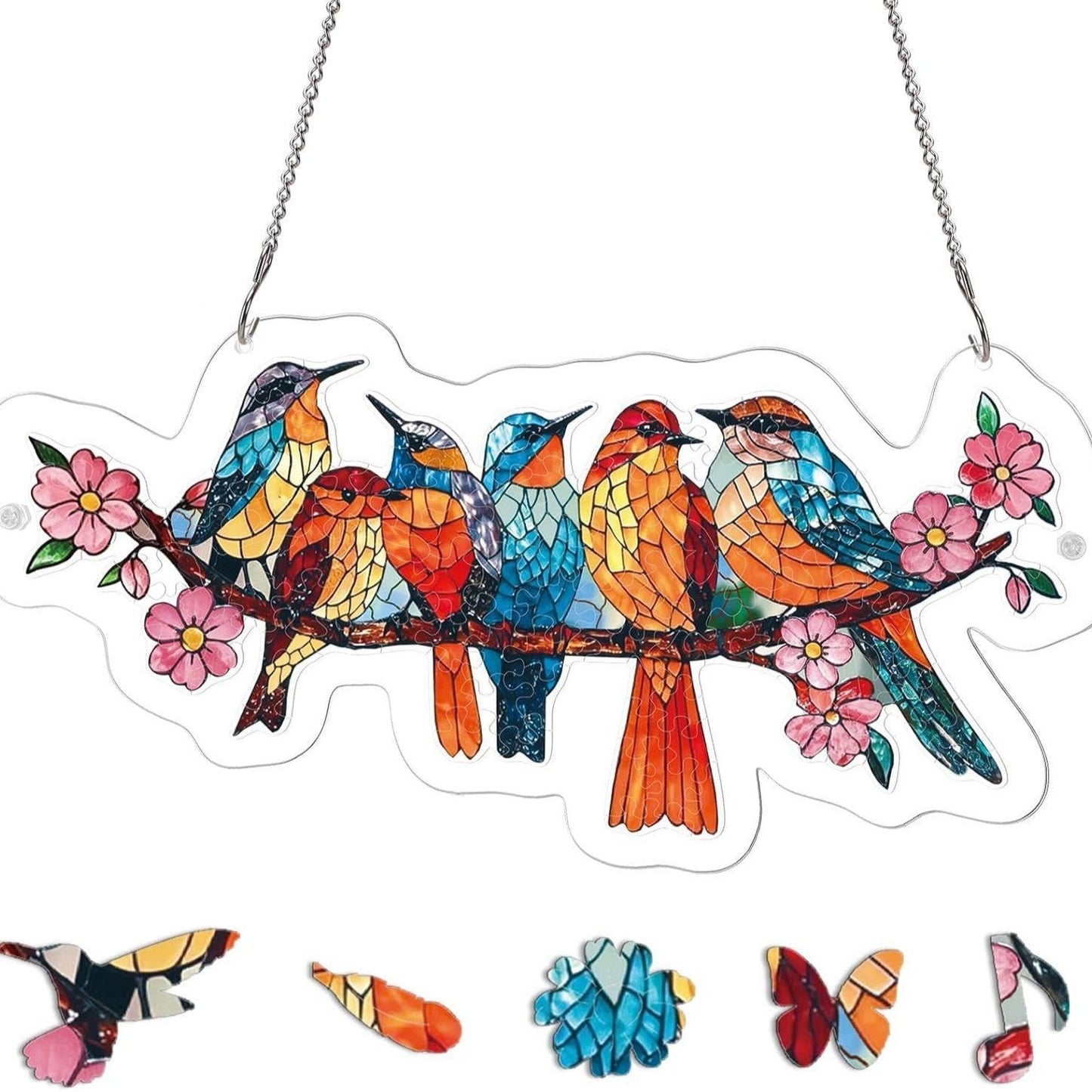 🔥LAST DAY SPECIAL PRICE☀️🛍️Acrylic Jigsaw Puzzle Suncatcher