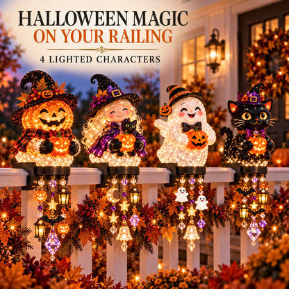 ⏰ LAST DAY 49% OFF -🎃 Halloween Porch Magic Cascade Railing Lights
