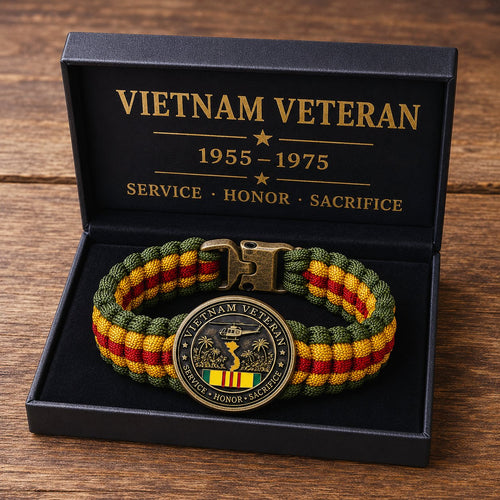 🏆Last Day Promo: 49% OFF 🎖️Survival Paracord Bracelet Honoring Vietnam Veterans