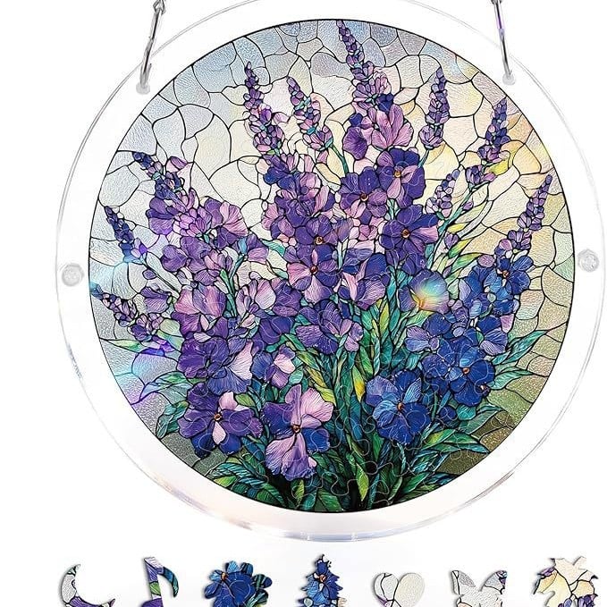 🔥LAST DAY SPECIAL PRICE☀️🛍️Acrylic Jigsaw Puzzle Suncatcher