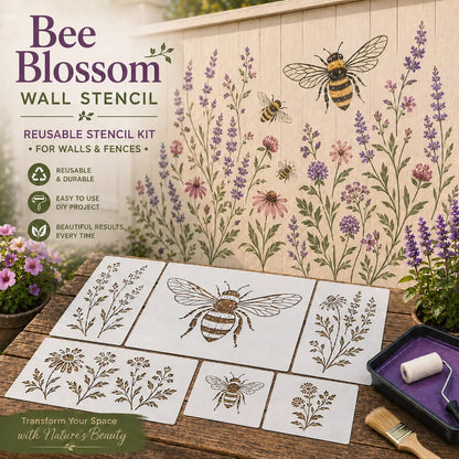 💥 LAST DAY 49% OFF – 🌿 Garden Wall StencilTM Collection | 9 Reusable Mural Designs for Walls, Fences, Porches & Creative Outdoor Makeovers 🎨✨