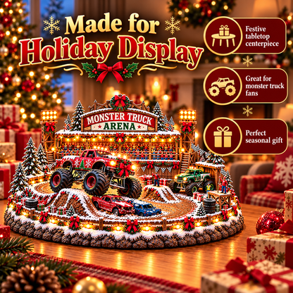 🔥Last Day 49% OFF🔥🚗🎄 Christmas Classic Gas Station Village™ – Lighted Vintage American Gas Station with Classic Cars