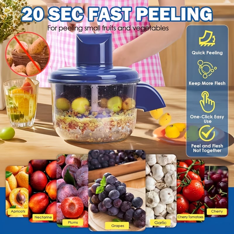 🔥LAST DAY 40% OFF - Universal Automatic Peeler   The Smart Kitchen Gadget That Peels Fruits & More In Seconds