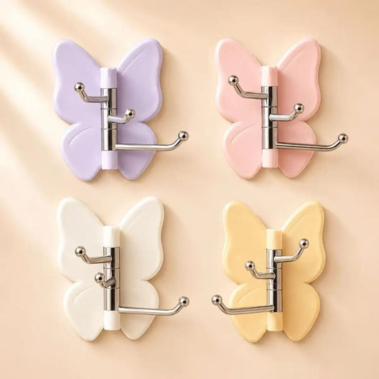 🦋 4 Pack Rotating Butterfly Hooks