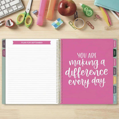 📚🧑‍🏫Teacher Appreciation Gift 2026-27 Dated Planner 13 Month Classroom Organizer