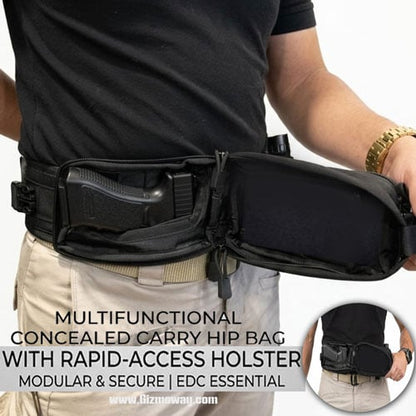 🎒 Tactical EDC Waist Bag – Concealed Carry Crossbody Utility Pack 🇺🇸🔥