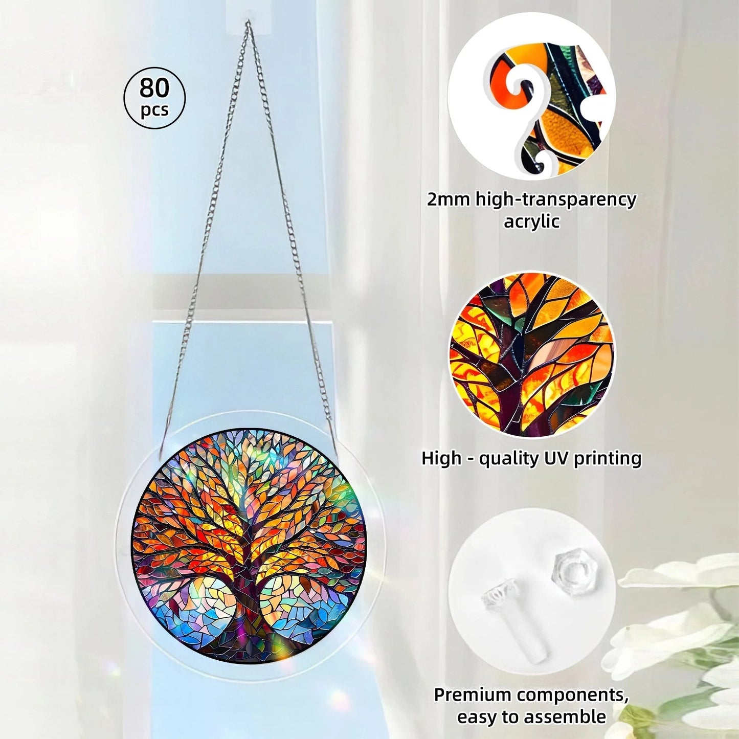 🔥LAST DAY SPECIAL PRICE☀️🛍️Acrylic Jigsaw Puzzle Suncatcher