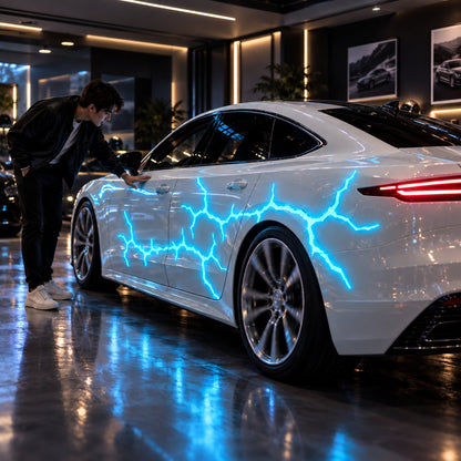 ⚡ Liquid Laser Color Shift Car Wrap | High Gloss Holographic Vinyl